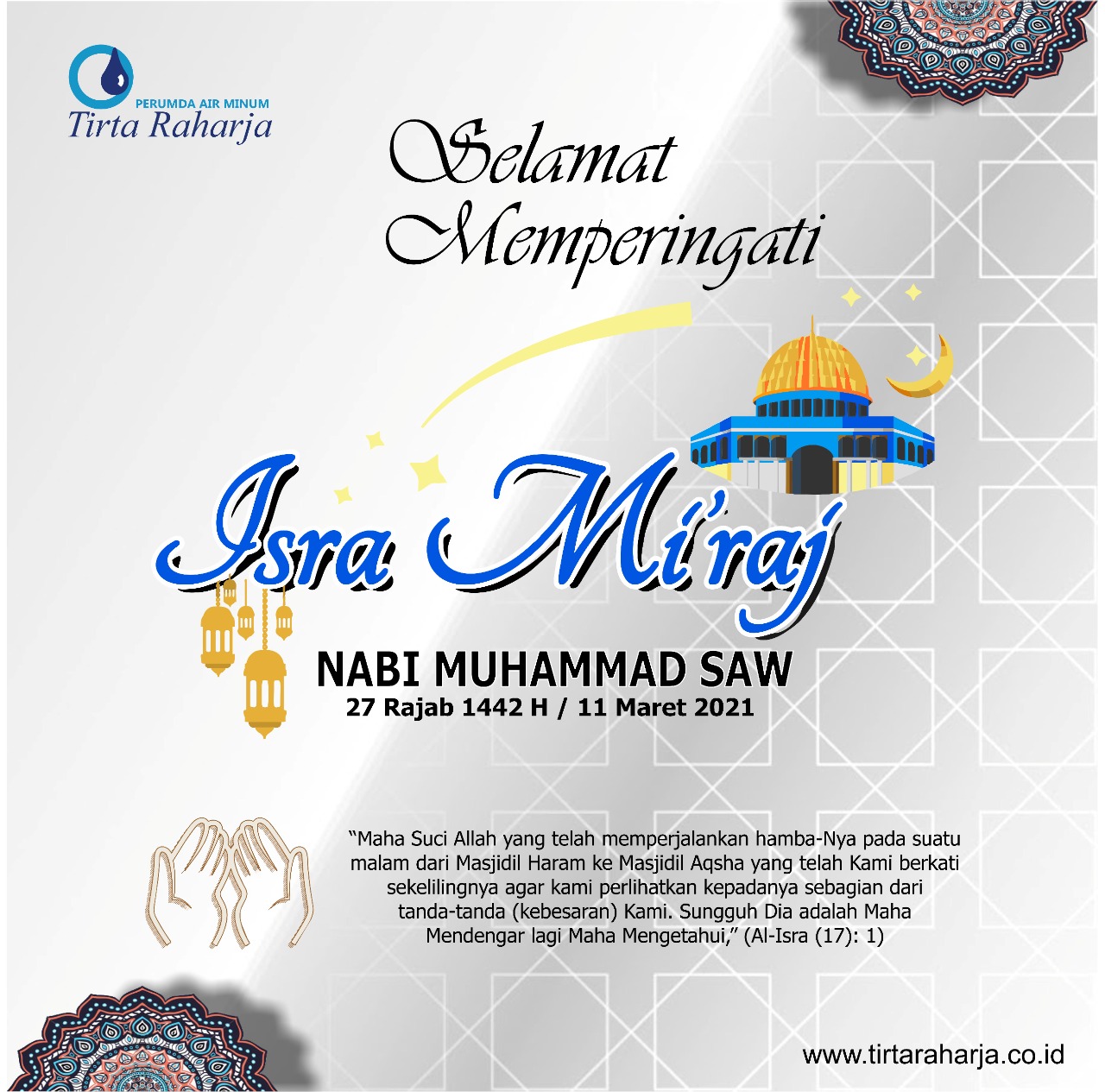 Selamat Memperingati Isra Mi Raj Rajab H Maret